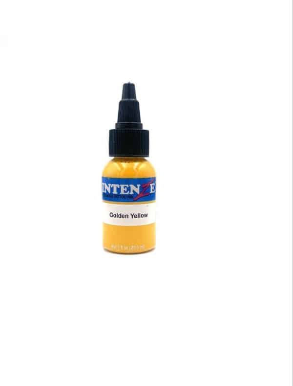 Golden Yellow Intenze Ink millordtattoosupplies.com